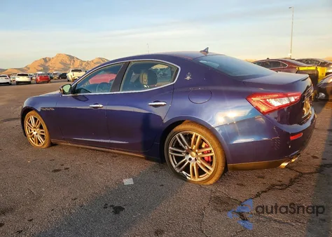 2017 Maserati Ghibli S z USA, uszkodzony, nr VIN ZAM57RSS6H1217056